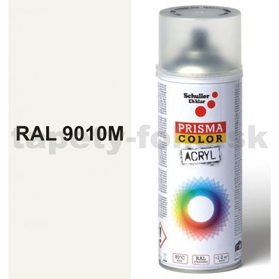 Schuller Ehklar PRISMA COLOR Lack Spray akrylový sprej 91003 bielá matná 400 ml