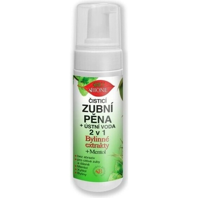 BC BIO Dentamint Zubná pena + 2 v 1 155 ml