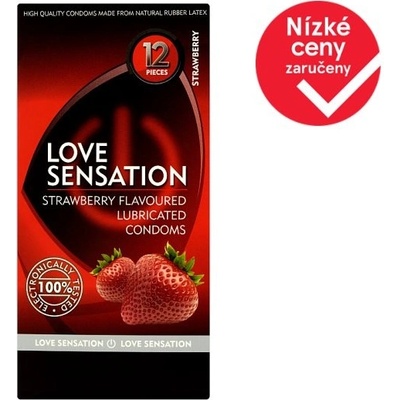 Love Sensation s jahodovou vůní 12 ks