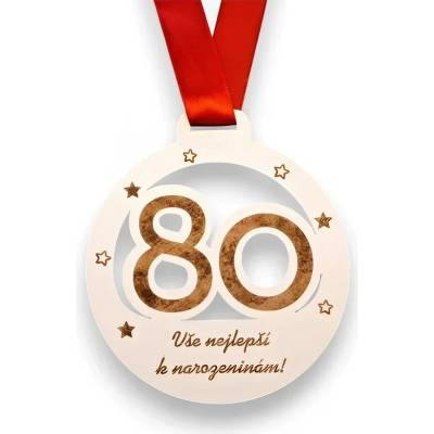Vypálímti.cz výroba laserem Jubilení medaile XL 80