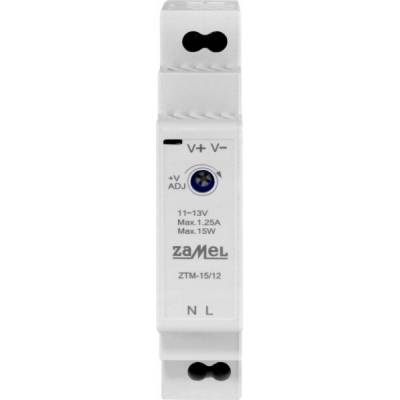 Zamel Spínaný napájecí zdroj pro montáž na lištu TH-35 (DIN), 15W, 12V DC typ: ZTM-15/12 EXT10000279