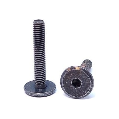 Šroub nábytkářský typ BD, hlava 17 mm, zinek černý 6 x 35, balení 1 ks – Zbozi.Blesk.cz