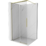 Mexen Rox душ стена Walk-in 90 x 200 см, прозрачен 8 мм, златен - 8C2-090-003-50-00 (8C2-090-003-50-00)