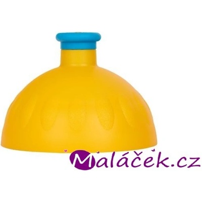 Zdravá lahev Kompletní víčko tmavě žluté/zátka modrá fluo - VÝPRODEJ