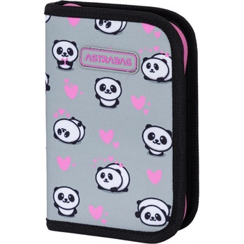 Astra Ученически несесер с пособия Astra - Панди, Сив (AS503024008)