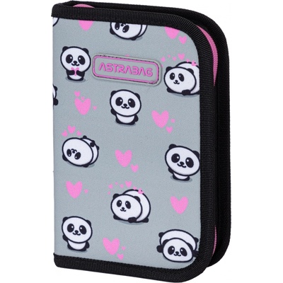 Astra Ученически несесер с пособия Astra - Панди, Сив (AS503024008)