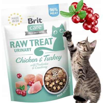 Brit Raw Treat Cat Urinary Chicken&Turkey 40 g