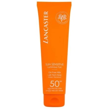 Lancaster Sun Sensitive Oil-Free Milk SPF50 слънцезащитен лосион за лице за чувствителна кожа 150 ml