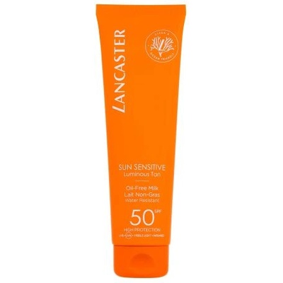 Lancaster Sun Sensitive Oil-Free Milk SPF50 слънцезащитен лосион за лице за чувствителна кожа 150 ml