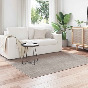 vidaXL Килим за вътрешно помещение LUGO Крем и Тауpe 200 x 200 cm (42022708)