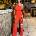 AX Paris Burnt Orange One Shoulder Ruched Top Slinky Jumpsuit - Burnt Orange