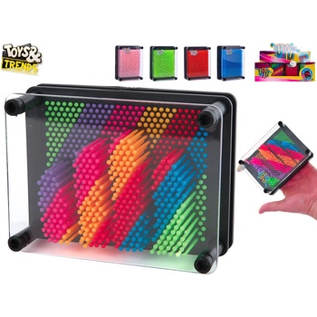 Toys&Trends Pin it! ve tvaru obdélníku 12,5x9,5cm 3D otisky 5barev 12ks v DBX