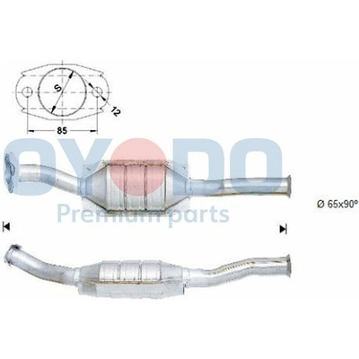 Katalyzátor OYODO 10N0093-OYO – Hledejceny.cz
