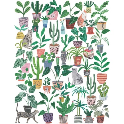 Pieces & Peace Cats and Plants 500 dielov