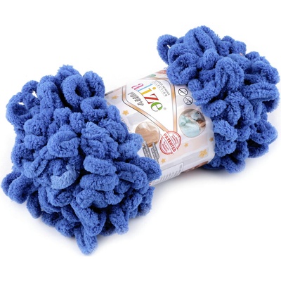 Stoklasa Pletací příze Alize Puffy 100 g Balení: 1 ks, Varianta: 35 (141) modrá královská 35 (141) modrá královská