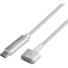 LogiLink PA0226 USB-C – MagSafe 2 USB, 1,8m, stříbrný