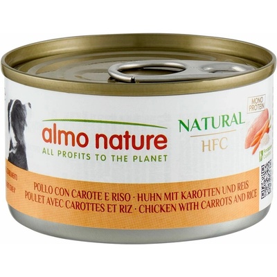 Almo Nature HFC Dog Kuřecí s mrkví a rýží 95 g