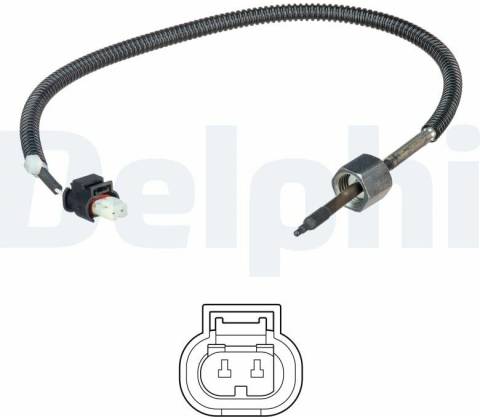 Čidlo teploty výfukových plynů DELPHI TS30222