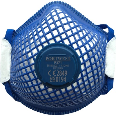 Portwest P271 Ergonett FFP2 Respirátor 10 ks biela UNI