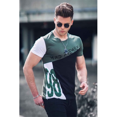Madmext Мъжка тениска 3029 - Зелена 285896 (285896_Многоцветен)