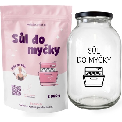 Úklid pro klid Sůl do myčky a sklenice 2 l sada