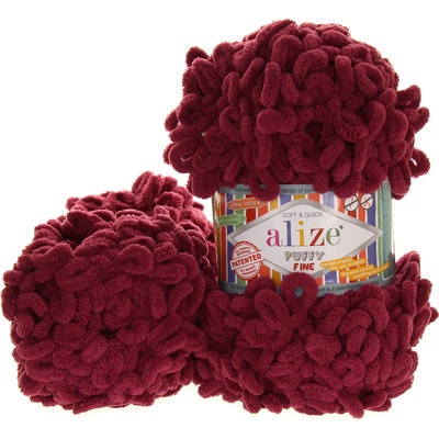 Alize Puffy Fine 956 vínová