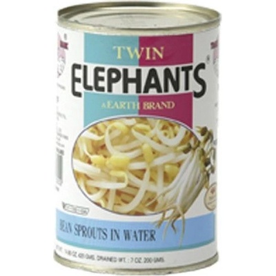 TWIN ELEPHANT EARTH Fazolové výhonky ve vodě 420 g