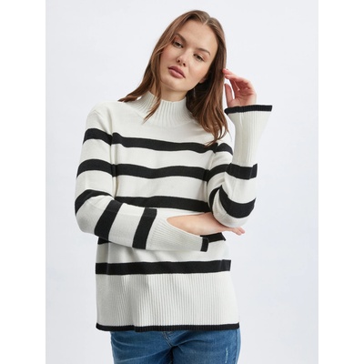 orsay Черно-бял дамски пуловер на райе ORSAY Orsay | Byal | ЖЕНИ | M