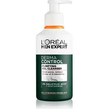 L'Oréal Men Expert Derma Control почистващ гел с ниацинамид 260ml