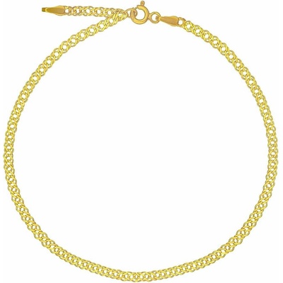 SILVEGO Řetízek na nohu ze žlutého zlata FNN1167AGY – Zbozi.Blesk.cz