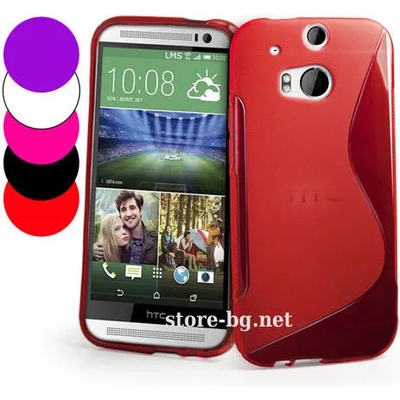 HTC One M8 Силиконов Калъф + Скрийн Протектор