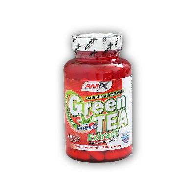 Amix Green TEA Extract with vitamin C 100 kapslí
