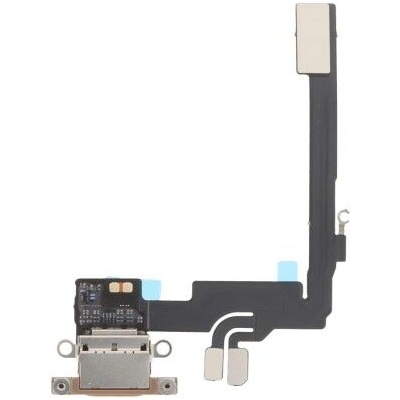 Apple iPhone 16 Pro - Nabíjecí Konektor + Flex Kabel (Desert Titanium), Desert Titanium