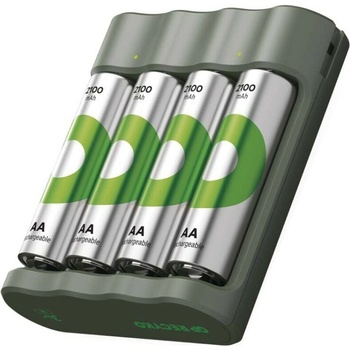 GP Eco E441, set nabíjačka batérií + 4 x AA 2100 mAh B50444