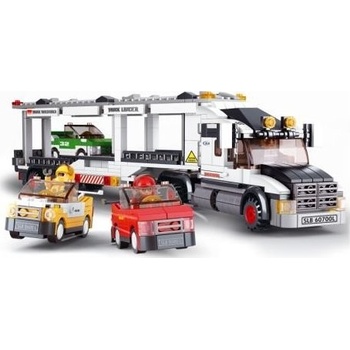 Sluban B0339 Town Náklaďák na transport aut 638 ks