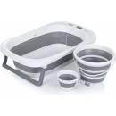 CHIPOLINO Skladacia vanička Bali s doplnkami Grey