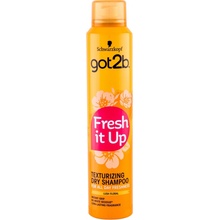 Got2b Fresh It Up Texturizing suchý šampon s květinovou vůní 200 ml