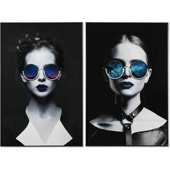 Home esprit Картина Home ESPRIT Алуминий Дървен MDF 80 x 3 x 120 cm 80 x 3, 5 x 120 cm