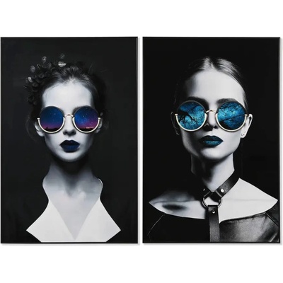 Home esprit Картина Home ESPRIT Алуминий Дървен MDF 80 x 3 x 120 cm 80 x 3, 5 x 120 cm