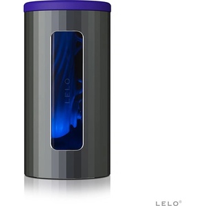 LELO f1s v2 интерактивен мастурбатор, металносив / тъмносин