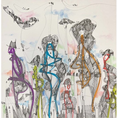 Luka Brase – Prague Walks, 2019, 50x50cm