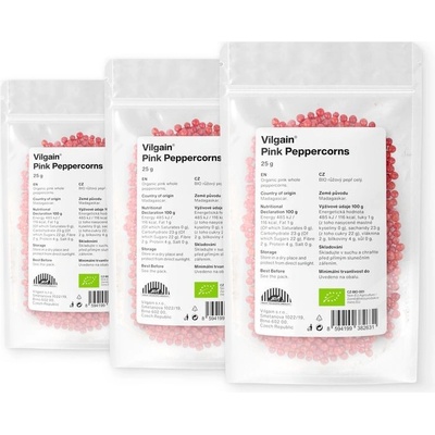 Vilgain Pepř BIO růžový celý 25 g