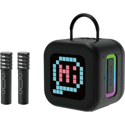 Blavec WS 09 Přenosný karaoke set se 2 mikrofony 10 W černý