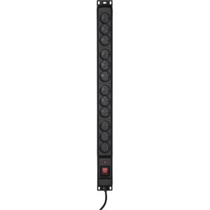 Activejet Разклонител Activejet COMBO с 12 гнезда 5m черен (COMBO/12GN/5M/CZ)