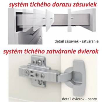 Шкаф долен LIne 80 cm с чекмеджета дъб сонома