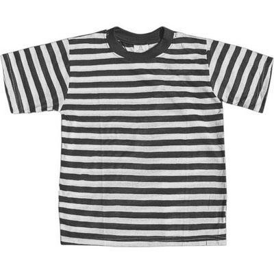 Tričko námořnické černobílé