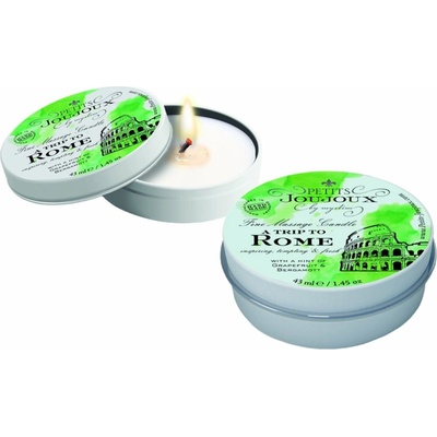 Petits JouJoux Massage Candle A trip to Rome Grapefruit & Bergamott 43ml