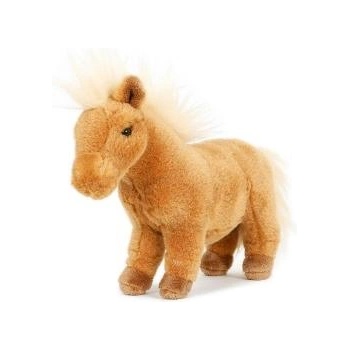 Teddies Плюшен пони 23см кафяв, пълен с топчета