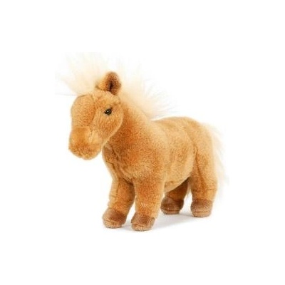 Teddies Плюшен пони 23см кафяв, пълен с топчета