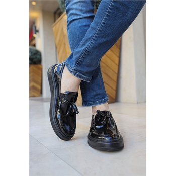 Chekich Унисекс лачени обувки CH127 - Черни #359677 (359677_Черно)